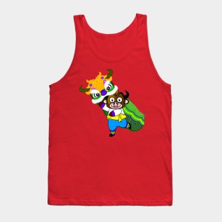 CNY: YEAR OF THE OX LION DANCER Tank Top